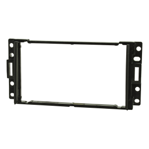 Double DIN and DIN radio bezel compatible with Saab 9.7 Hummer H3 Chevrolet Corvette