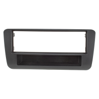 Radio bezel compatible with Audi A1 8X 8XA from 2010 black