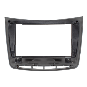 Radio bezel compatible with Lancia Delta III (844) from 2008 silver