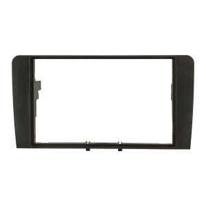 Double DIN radio bezel set compatible with Audi A3 8P A3 Sportback 8PA Bj.2003-2013 black with installation kit models with Symphony Concert or Chorus