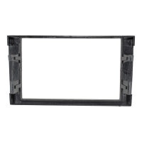 Double DIN Radio Bezel compatible with Audi A4 B6 8E Seat Exeo 3R 3RN black