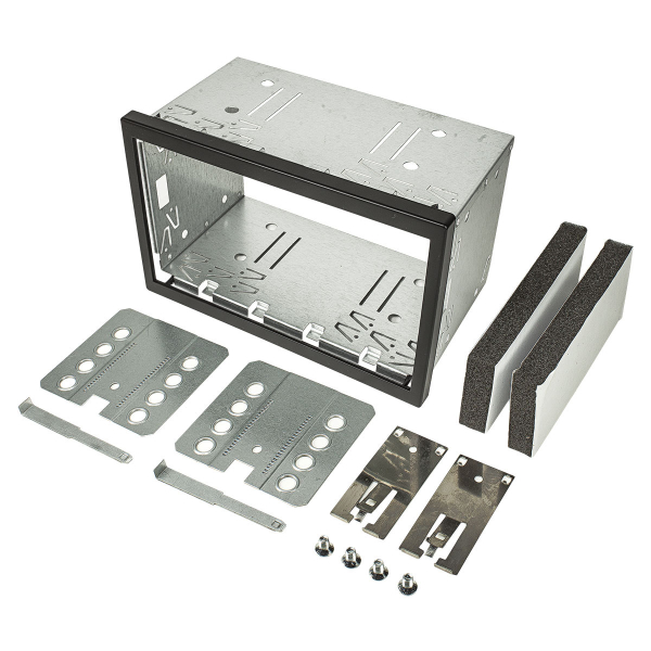 2DIN Double ISO DIN Metal Frame Installation Slot Radio Bezel Installation Kit Installation Frame