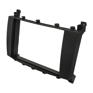 Double DIN Radio Bezel compatible with Mercedes C-Class...
