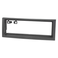 Radio bezel compatible with Peugeot 407 and Citroën C5, black