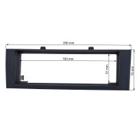 Tomzz Audo Doppel DN Radoblende Passt Für Mtsubsh Colt Z30 Z30G Z3b Z3v 2008 Autoradio