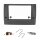 Double DIN radio bezel set compatible wi gallery