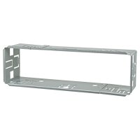 Radio panel set compatible with Opel Corsa D Astra H Zafira B matt chrome Quadlock adapter ISO Fakra antenna adapter Phantom power DIN ISO release bracket Installation slot