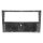 Radio panel set compatible with Opel Corsa D Astra H Zafira B matt chrome Quadlock adapter ISO Fakra antenna adapter Phantom power DIN ISO release bracket Installation slot