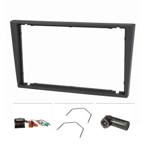 Double DIN radio cover set compatible with Opel Corsa C...