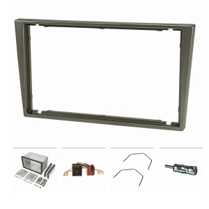 Double DIN Radio Bezel Set compatible with Opel Corsa C...