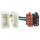 Radioblende Set kompatibel mit Dacia Lodgy Dokker Duster Sandero ab Bj.2012 Renault Captur ab Bj.2013 schwarz mit Radioadapter ISO Fakra Antennenadapter DIN ISO