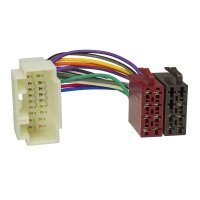 Doppel DIN Radioblende Set kompatibel mit Suzuki Splash schwarz mit Einbaukit Radioadater ISO Antennenadapter ISO DIN