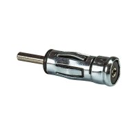 Doppel DIN Radioblende Set kompatibel mit Smart fortwo 451 forfour 454 schwarz mit Radioadapter ISO Antennenadapter ISO DIN