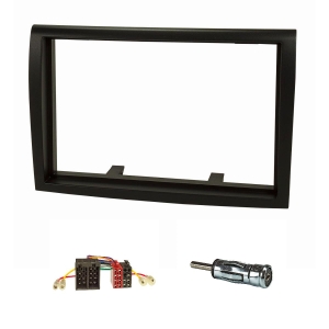 Double DIN radio cover set compatible with Fiat Ducato...