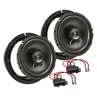 TA16.5-Pro speaker installation kit compatible with VW Golf 4 IV Passat 3BG Polo 9N New Beetle 165mm coaxial system