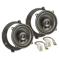 TA13.0-Pro Lautsprecher Einbauset kompatibel mit Audi A4 B5 A4 B5 Avant Tür vorne 130mm Koaxial System