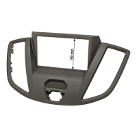 Doppel DIN Radioblende kompatibel mit Ford Transit V363 ab 2014 grau ohne 4,2 Zoll Display/Screen