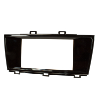 Double DIN Radio Bezel Compatible with Subaru Outback (BS) Legacy from 2015 Piano Black Lacquer