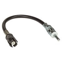 Radio panel set compatible with Smart fortwo (450) built between 1998 and 2007, blue with radio adapter ISO Raku2 antenna adapter DIN
