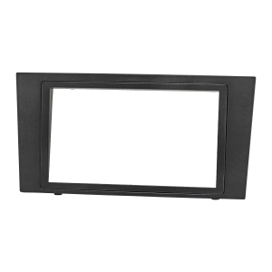 Double DIN radio bezel compatible with Ford Mondeo MK3 Facelift from 2003-2007 dark grey metallic