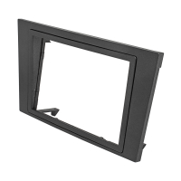 Double DIN radio bezel compatible with Ford Mondeo MK3 Facelift from 2003-2007 dark grey metallic
