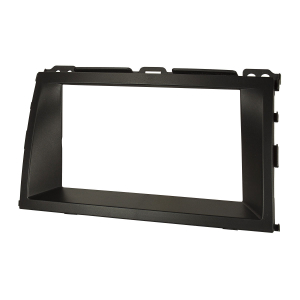 Double DIN radio bezel compatible with Toyota Land...