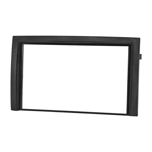 Double DIN radio cover compatible with Skoda Fabia 6Y Facelift (2003 to 2006) black