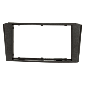 Double DIN Radio Bezel compatible with Toyota Avensis (T25) from 2003-2008 black