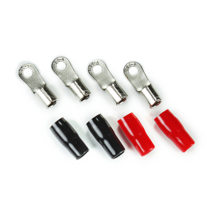Ring terminals for cables up to 10qmm, D=4,2mm, 4 pieces,...