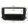 Radio panel compatible with Smart fortwo 451 facelift from 10/2010, black