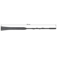Dachantenne 16V-Look AM/FM mit 450cm Kabel Verstärker DIN-Stecker Anti Noise Stab 23cm