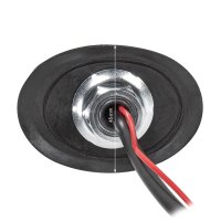 Dachantenne 16V-Look AM/FM mit 450cm Kabel Verstärker DIN-Stecker Anti Noise Stab 28cm