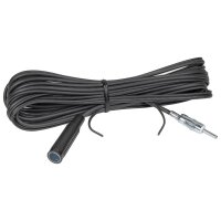 Dachantenne 16V-Look AM/FM mit 450cm Kabel Verstärker DIN-Stecker Anti Noise Stab 28cm
