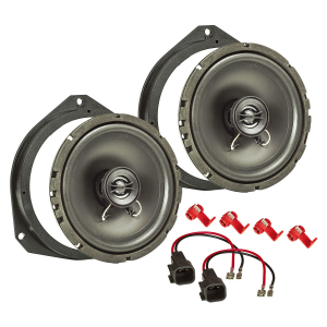 TA16.5-Pro Lautsprecher Einbau-Set kompatibel mit Ford KA ab 2008-2016 Tür vorne 165mm Koaxial System