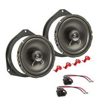 Speaker installation kit compatible with Alfa Romeo Mito 955 Giulietta 940 Stelvio 165mm coaxial system TA16.5-Pro