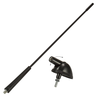 Roof antenna compatible with Alfa Romeo Fiat Lancia Peugeot (PSA) AM / FM DIN ISO connector