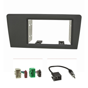 Double DIN radio cover set compatible with Volvo S60 S70...