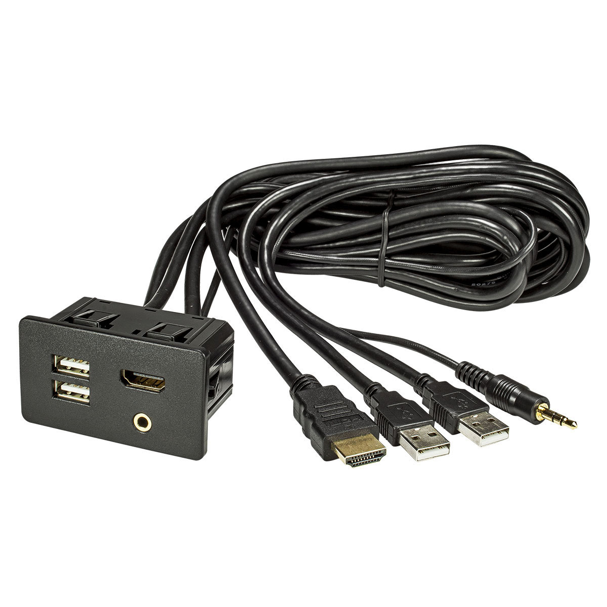 USB Type A HDMI AUX Socket Installation with 180cm Cab
