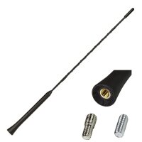 Autoradio Kurzstab Ersatzstab Antennenstab 41cm M5 M6 kompatibel mit VW Golf 4 5 6 7 Polo Passat UP Opel Astra Corsa Audi Dacia Hyundai Toyota Yaris Renault Clio Twingo uva