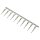Quadlock Buchse Einsatz weiss 24-polig incl. 10 St. MQS Kontake