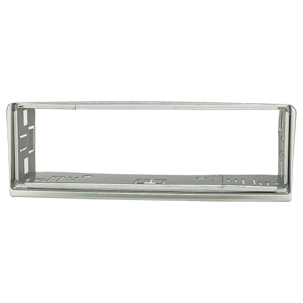 Radio bezel metal slot compatible with Alfa Romeo 156 type 932 facelift from 2002-2005 silver