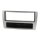 Radio bezel metal shaft compatible with Honda Civic (2001-2006) vehicles with manual air conditioning, silver