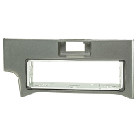 Radio cover metal slot compatible with Nissan Primera P11 dark grey