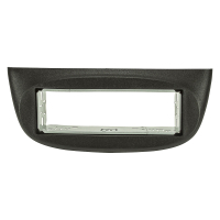Radio cover metal slot compatible with Renault Twingo II from 2007 Renault Wind from 2010 black