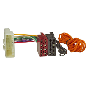 Radio connector mounting set compatible with Renault Twingo III from 2015 Smart FourTwo from 2015 to 16pin ISO standard