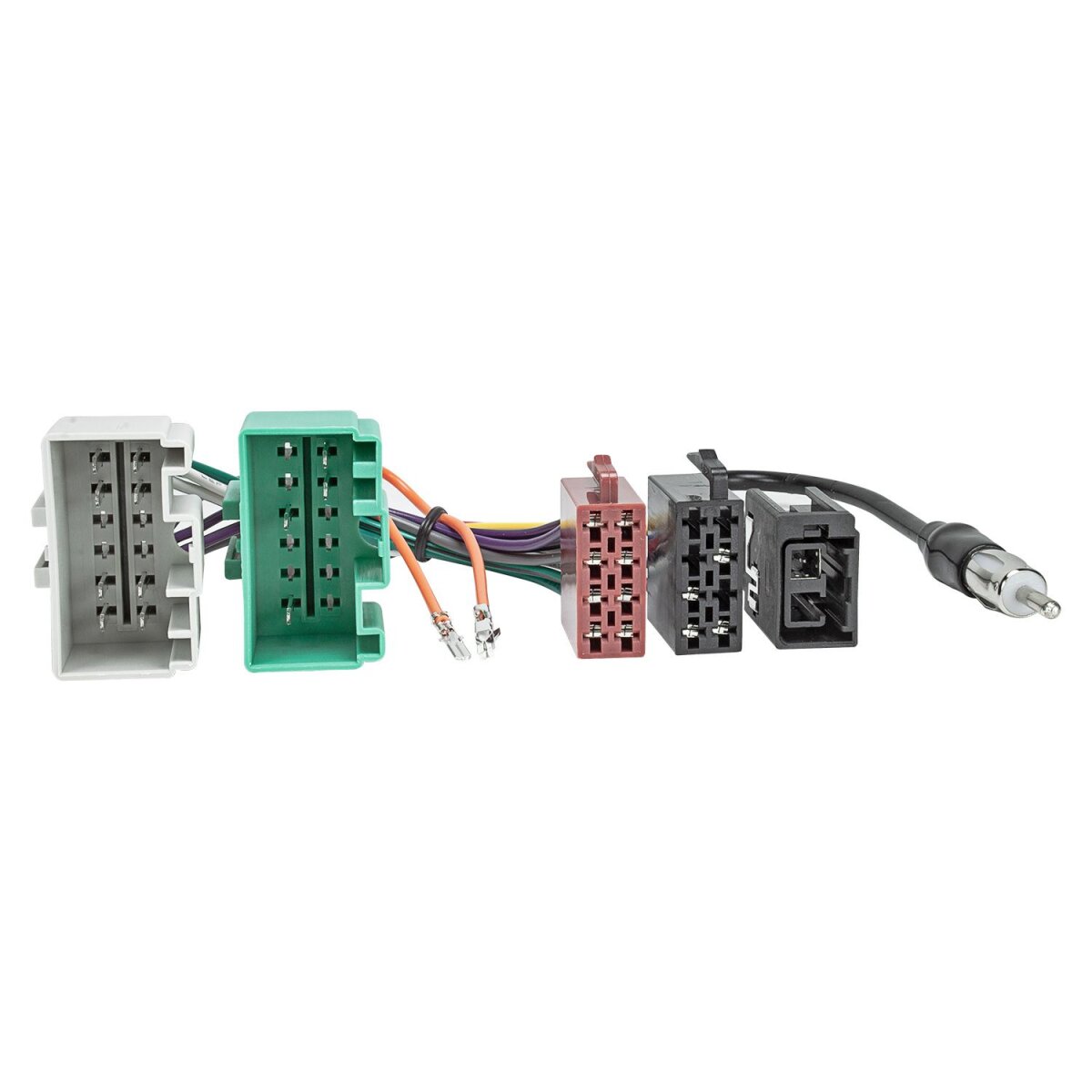 RED WOLF Arnés de cableado de radio con adaptador de antena compatible con Volvo S40