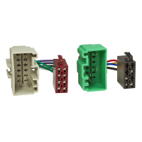 Radio connector mounting set compatible with Volvo S40 V40 S60 S70 V70 C70 S80 XC70 from 2000 on 16pin ISO standard