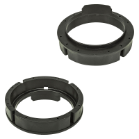 SOLID speaker rings adapter brackets compatible with Seat Skoda VW Leon Toledo Skoda Fabia Yeti Golf Polo Passat various installation locations for 165mm speakers