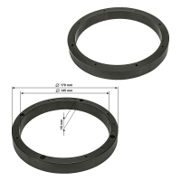 SOLID distance ring for 165mm DIN speaker, height ca.17,5mm