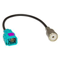 Radio connector mounting set compatible with VW radios with quadlock connector to ISO to RCD 200 300 500 310 510
